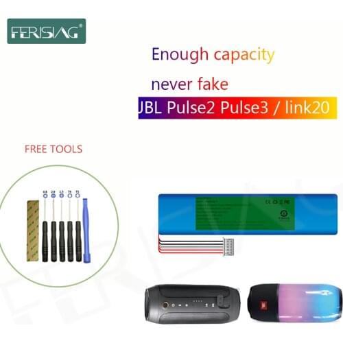 FERISING for JBL Pulse 2 3 Pulse II Pulse3 PULSE2BLKUS 2017DJ1714 APJBLPUESE3 Link 20 P5542100-P 5542110P / P763098 01A battery