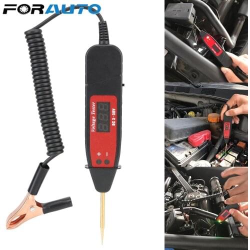 Non-Contact Tester 5-36V Electric Voltage Power Test Pen Digital Display Power Probe Pencil For Car Trailer Motorcycle Truck