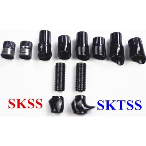 SKSS & SKTSS +Nut + SET size16 Bright Black Color DIY Reel Seat Repair fishing Rod Components