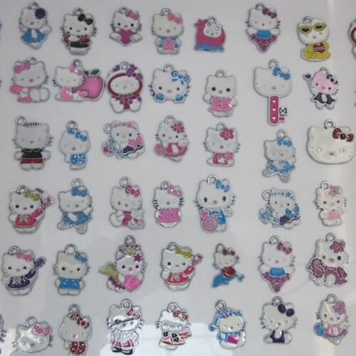 Wholesale 100Pcs/Lots DIY Alloy Metal kT Enamel Charms jewelry finding