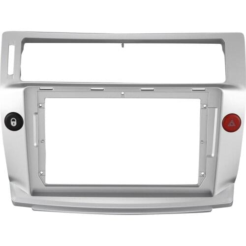 2 Din Car Radio Face Plate Frame for Citroen C-Quatre 2004-2009 Car DVD GPS Player Panel Dash Mount Kit Car Accessories