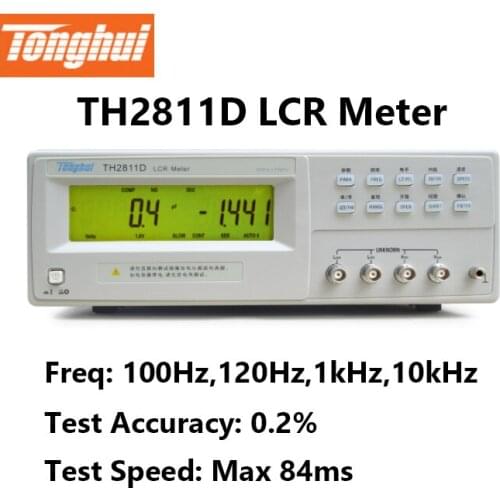Tonghui TH2811D 10kHz LCR Meter with 0.2% Basic Accuracy