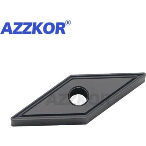 VNMG1604-ZK ZT-NT01 External Turning Tool Inserts CNC Center Lathe For Cast Iron Pig Iron Maching AZZKOR Ceramic Carbide Blades