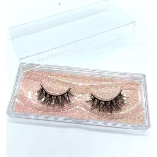 1 pair wholesale 3D mink lashes hand made full strip mink eyelashes cruelty-free false eyelashes D038