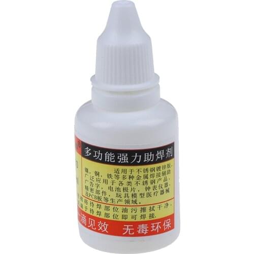 1pc 20ml Stainless Steel Liquid Flux Soldering Paste Flux Liquid Solders Water Durable Liquid Solders