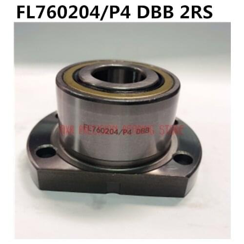 2019 Time-limited New 1 Piece Of Fl760204/p4 Dbb 2rs With Flanged Screw Rod Paired Integral Bearing Cnc Precision Machine Tool