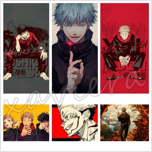 5D DIY Diamond Painting Jujutsu Kaisen Cross Stitch Japanese Anime Full Drill Embroidery Cartoon Crafts Home Decoration Kid Room