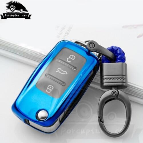 TPU Car Case Cover for Volkswagen Golf 4 5 6 Bora Passat POLO B5 B6 Skoda Superb octavia Fabia SEAT Ibiza Leon