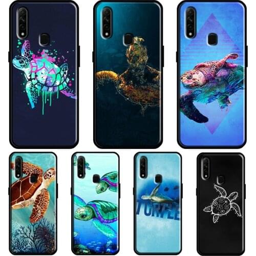 Sea Turtle For OPPO A52 A72 Find X3 Pro Reno 2 Z A3S A5S A15 A83 A31 A53 A9 A5 2020 F5 F7 Phone Cover