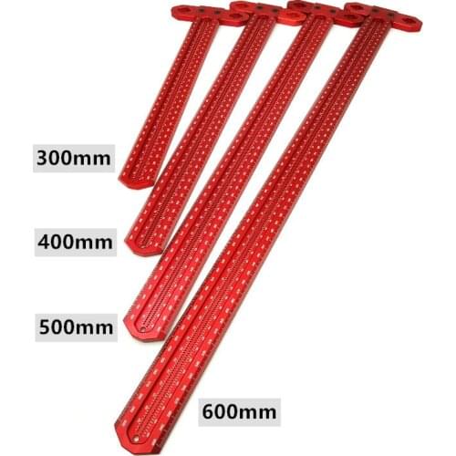 Woodworking Scribe Center Finder T Type Ruler Gauge Crossed-Out Tool Aluminum Alloy Measuring Tools Marking Hole Scribing