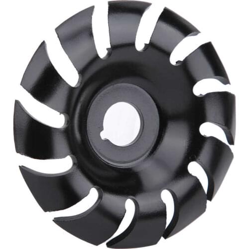 Wood Cutting Disc 12 Teeth 90x16mm Carving Cutter for Angle Grinder Woodworking Tool Wood Grider Disc