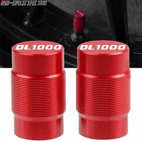 Motorcycle Accessorie Wheel Tire Valve Stem Caps Airtight Covers For SUZUKI V-Strom 1000 DL1000 DL 1000 VSTROM V Strom 2017-2019