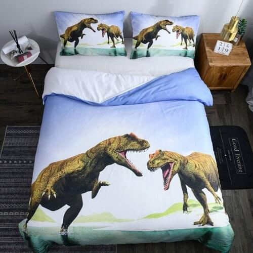 Home Textile Cartoon dinosaur 3D Bedding Sets Childrens Beddingset Bed Linen Duvet Cover Bed Sheet Pillowcase/bed Sets