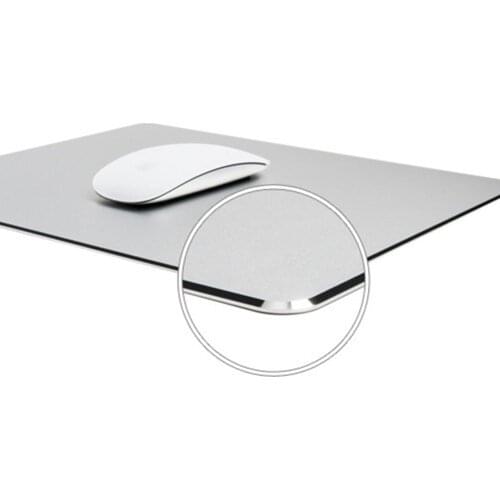 Double Side Aluminum Mouse pads Gaming MousePad Metal Non-Slip Thin sensitive Computer MousePads Gaming For Mackbook PC laptop