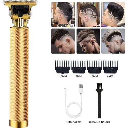 Electric Hair Clippers USB Rechargeable Trimmer T-Outliner Barber Shaving Machine Professional Men Hair Cutting Machine