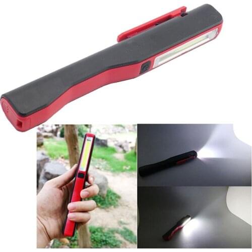 USB Rechargeable 2 LED COB Flashlight Magnetic hand Working Light lamp powerful Portable Lanterna Torch Night camping Fishing