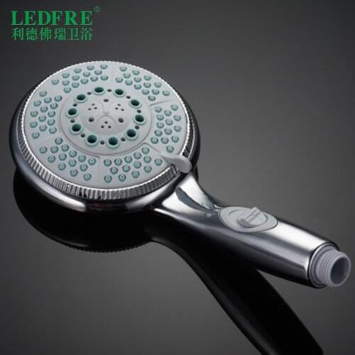 LEDFRE120MM Pressure Boost Shower Saving Water Rainfall Heads with Stop-water Switch In 5 Function To Adjust The Stream LF86018