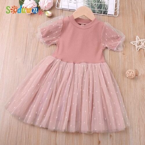 Sodawn Summer 2021 Childrens Dresses Girl Clothing Children Clothes Girl Dress For Girls Wedding Party Dress