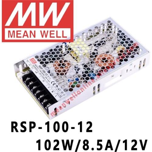 Mean Well RSP-100-12 meanwell 12VDC/8.5A/102W Single Output with PFC Function Power Supply online store