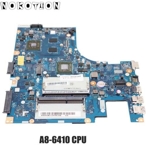 NOKOTION 5B20G38071 ACLU5 ACLU6 NM-A281 For Lenovo IdeaPad G40-45 Laptop Motherboard Radeon R5 M230 GPU A8-6410 CPU