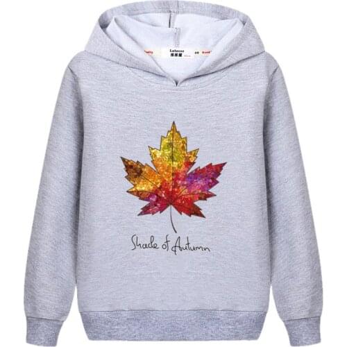 Aimi Lakana Autumn Maple Leaf Design kids Fashion Pullover boy girls Long sleeve cotton hoodie Children Print Spring Sweatshirt Kids Jacket