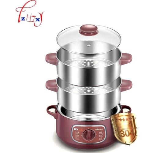 Home use 8L electric steamer Bun Warmer 800W Cooking Appliances Food Warmer Steamed Steamer 220V 1pc