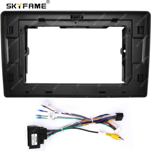 SKYFAME Car Frame Cable For Citroen C3-XR 2019 Android Big Screen Dask Kit Fascia Frame Line
