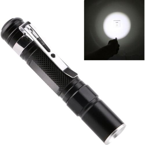 2020 Portable Mini Penlight CREE Q5 2000LM LED Flashlight Pocket Light Waterproof Outdoor Survival Tool Powerful Led For Hunting