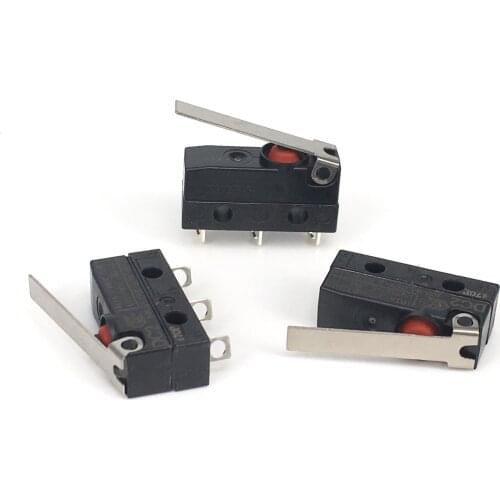 10PCS micro switch DC2 DC2C-A1LB DC2C-A1LC Waterproof Subminiature Limit Switch 3Pin SPDT NEW and ORIGINAL