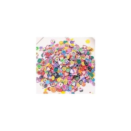 1000pcs Fruit Slices Filler For Nail Art decorations Slime Fruit Addition Charm Slime Accessories Supplies Decoration Toy