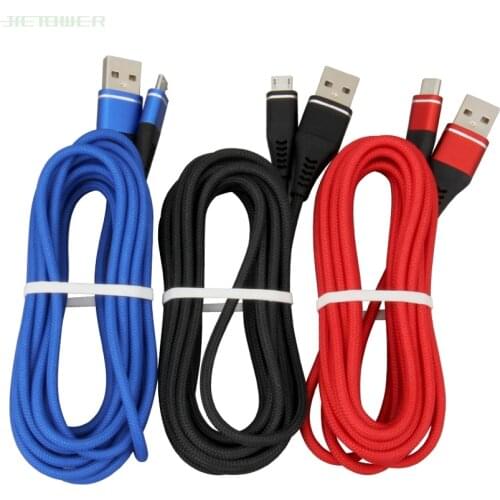 300pcs/lot Micro USB Cable for Xiaomi Redmi Note 5 Pro 4 Micro USB Charger Cable for Iphone XS IPad Mini 4 Samsung S7 Phone Cord