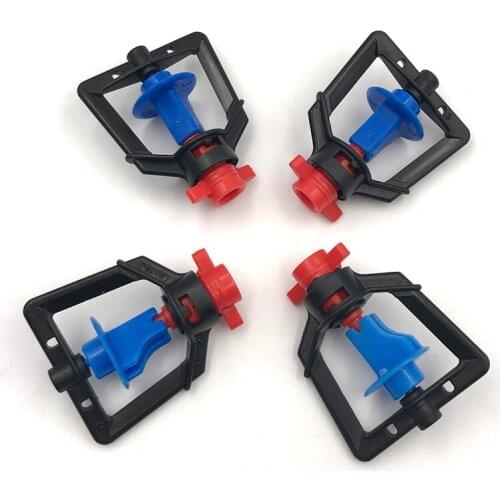 10pcs 360 Full Round Rotary Micro Sprayer Hanging Water Pane Shape Sprinkler Tree Agriculture Irrigation Garden Set