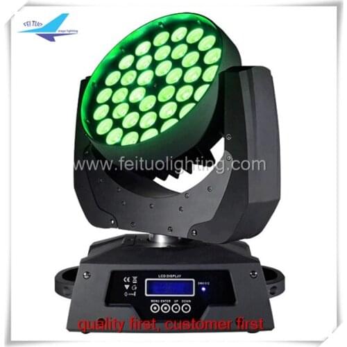 8PCS classic model 36x10w 4in1rgbw zoom led moving head wash stage light for concert club