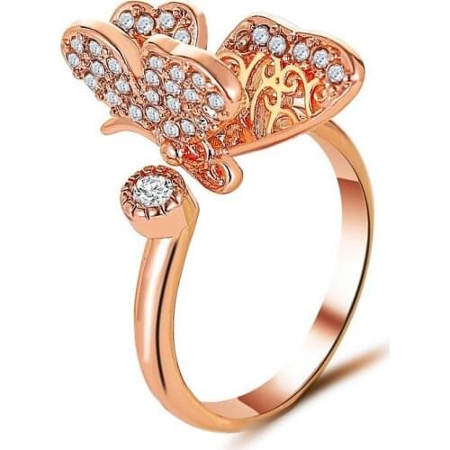 Кольца с кристаллами Candycat China At AliExpress