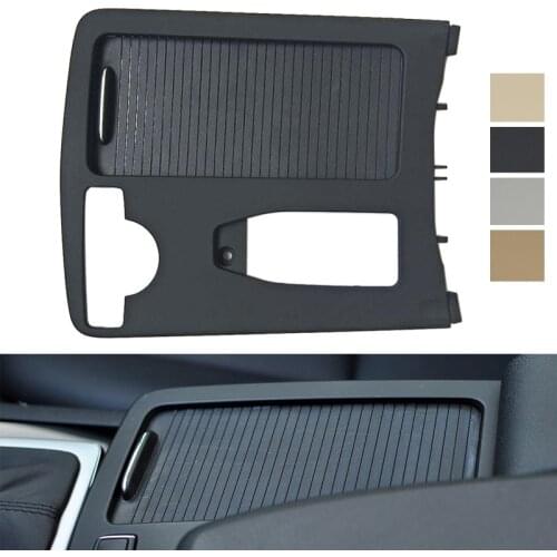 Central Armrest Drink Cup Holder Shutter Outer Frame Cover Panel For Mercedes Benz W204C C180 C200 C300 W207 E W212 E260 E300