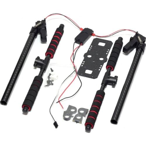 Electronic Retractable Landing Gear Quick Install Landing Skid Carbon Fiber for S550 X500 X550 Tarot 650 HML650