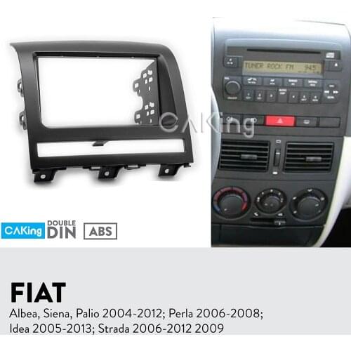 Fascia Radio Panel for FIAT Idea 2005-2013; Strada 2006-2012 / ZOTYE Z200 2011-2014 Dash Kit Console Facia Plate Adapter Bezel