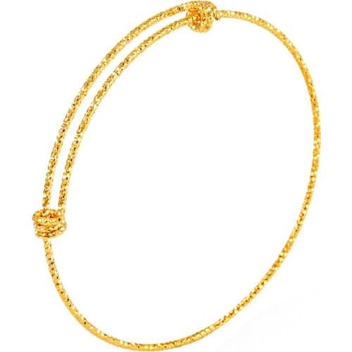 IJB0459 Impressive 316L Stainless Steel Wiring Bangle DIY Charm Bracelet Adjustable Expandable Wire Bangle Bracelets Women