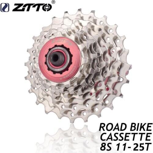 ZTTO Road Bike Cassette 8s 11-25T Freewheel 16s 24s 8 Speed Sprocket Compatible Bcycle Parts