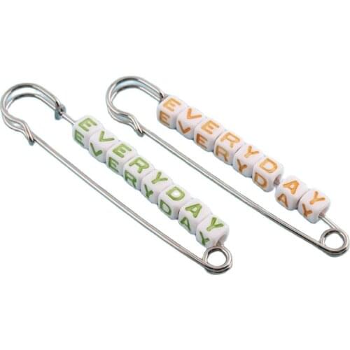 Colorful Jumbo Safety pins 86mm Silver Blanket Pins Craft Findings Stitch Holders Metal Pins Brooch DIY Sewing Tools