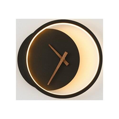 Indoor Lighting LED Wall Lamp Clock Background Wall Decoration Lamp Living Room Sconce Light Dining Room Bedroom Hotel