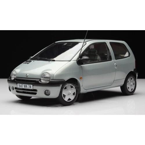 Diecast 1:18 Scale Renault Twingo 1998 Classic Alloy Simulation Car Model Adult Collection Decoration Gifts Toys for Boys