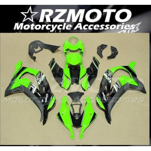 Injection Molding New ABS Whole Fairings Kit Fit for Kawasaki Ninja ZX-10R 2016 2017 2018 2019 2020 Bodywork set Cool Green