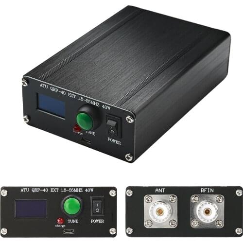 Mini 1.8-55MHz Automatic Antenna Tuner MINI 7x7 For 1-40W QRP-40 Shortwave Radios Stations