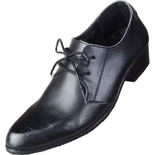 Fashion Business Men Casual Leather Shoes High Quality Office Shoes Men Suits Shoes Lace Up Pointed Dress Shoes Men Oxfords