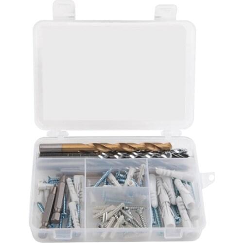 Screw Driver Drill Bits Set HSS 94Pcs Cutting Drilling Polishing Power Tools Multi Purpose Combination Home Nut