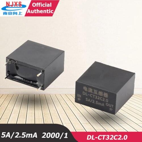 Small Precision AC Current Transformer Pcb Mount DL-CT32C2.0 5A/2.5mA micro encapsulated current transformer manufacturer price