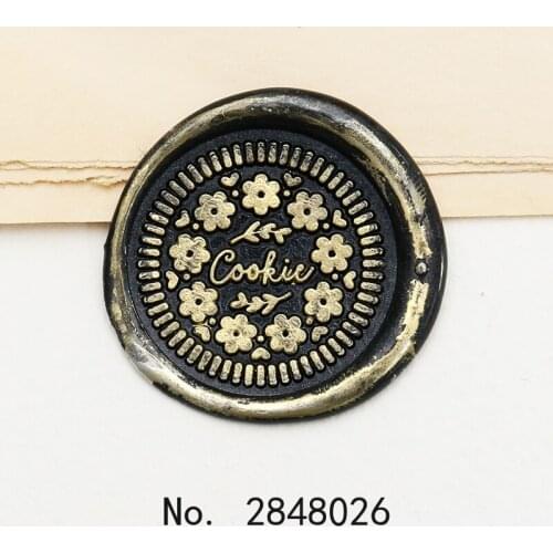 Cookie with flower Wax seal stamp cactus succulent Wax seal stamp,Party Wax Seal Stamp Kit invitation seals,envelop packing seal