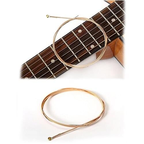 6 Pcs/Set Acoustic Guitar Strings 80/20 Bronze Alloy Musice Instruments for Entertainment Music Learner