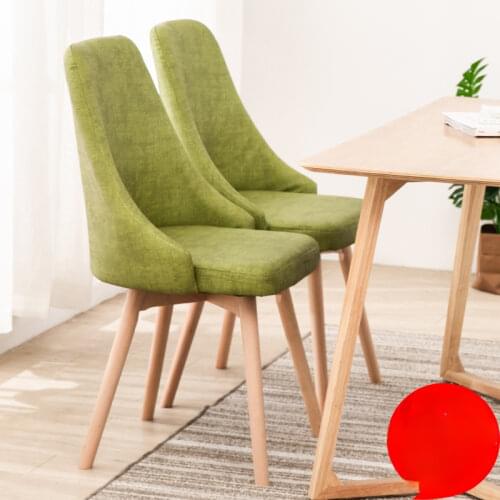 Solid Wood Dining Chair, Back Chair, Nordic Household Cloth Yims Chair, Modern Simple Restaurant, Leisure Desk, Chair And Stool
